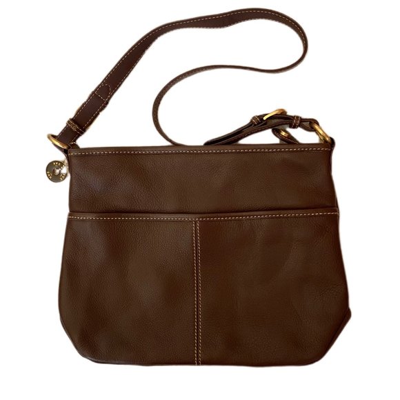 The Sak Handbags - The SAK Brown Shoulder Bag with Front Slip Pocket